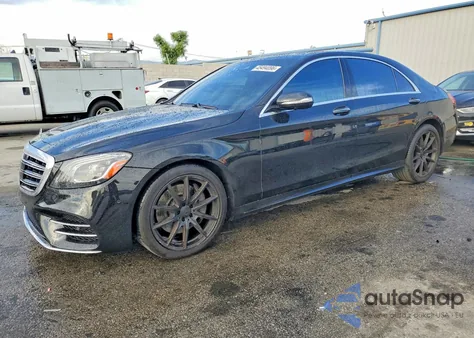 2018 Mercedes-Benz S 560 из США, поврежденный, VIN WDDUG8DB6JA416112